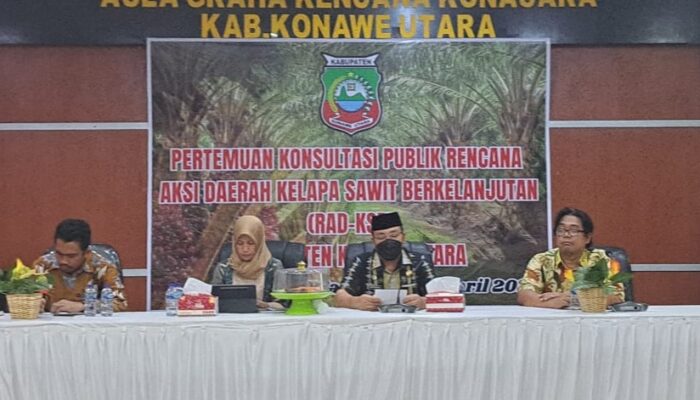 Pemkab Konawe Utara Komitmen Membangun Sawit Berkelanjutan Melalui Kebijakan RAD