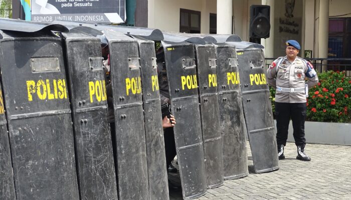 Siap Amankan May Day, Personel Batalyon A Pelopor Laksanakan Latihan Kemampuan PHH