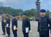 Siap Operasional, Personel Satbrimobda Sultra Laksanakan Apel Pagi