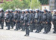 Tingkatkan Kemampuan Personel, Brimob Sultra Gelar Upacara Pembukaan Latihan Penindakan Huru Hara Tahap II