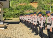Siap Operasional Laksanakan Tugas, Batalyon C Pelopor Satbrimobda Sultra Gelar Apel Pagi