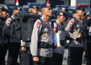 Tingkatkan Kesiapsiagaan Personel, Satbrimobda Sultra Gelar Apel Kesiapsiagaan