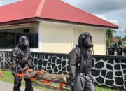 Asah Keterampilan Taktis, Detasemen Gegana Brimob Polda Sultra Gelar Latihan Peningkatan Kemampuan
