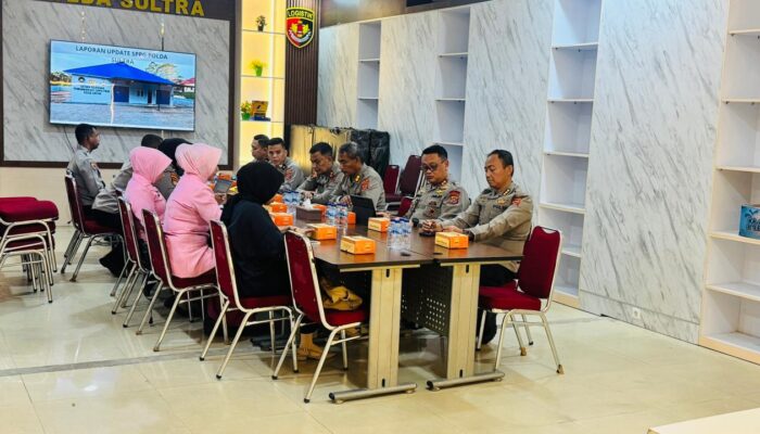 Wadansat Brimob Polda Sultra Hadiri Rapat Pemenuhan Gizi Personel di Polda Sultra