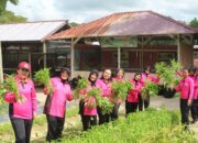Bhayangkari Ranting Batalyon A Pelopor Satbrimobda Sultra Panen Hasil Kebun P2L, Wujud Nyata Dukung Ketahanan Pangan