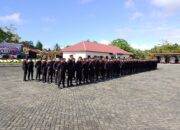 Perkuat Kesiapsiagaan, Satbrimobda Sultra Gelar Apel Pagi Rutin