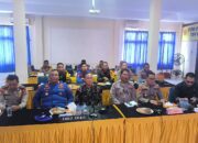 Dansat Brimob Polda Sultra dan PJU Hadiri Vicon Kapolri dalam Rangka Musrenbang 2025