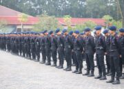 Perkuat Kesiapsiagaan dan Profesionalisme, Satbrimob Polda Sultra Gelar Apel Pagi