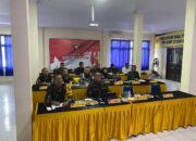 Wadansat Brimob Polda Sultra dan PJU Ikuti Rakernis Korbrimob Polri 2025 Secara Virtual