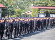 Meningkatkan Kesiapsiagaan Operasional Brimob Sultra Laksanakan Apel Pagi