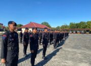 Antisipasi Kamtibmas Jelang Akhir Pekan, Satbrimobda Sultra Gelar Apel Pagi di Mako Brimob