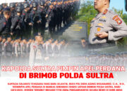 Kapolda Sultra Irjen Pol Didik Agung Widjanarko, S.I.K.,MH, Pimpin Apel Perdana di Mako Brimob