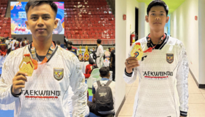 Dua Personel Brimob Sultra Sabet Medali Emas di Kapolri Cup VI 2025 Cabang Taekwondo