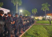 Jelang Hari Raya Waisak, Satbrimobda Sultra dan Polresta Kendari Intensifkan Patroli Malam Skala Besar