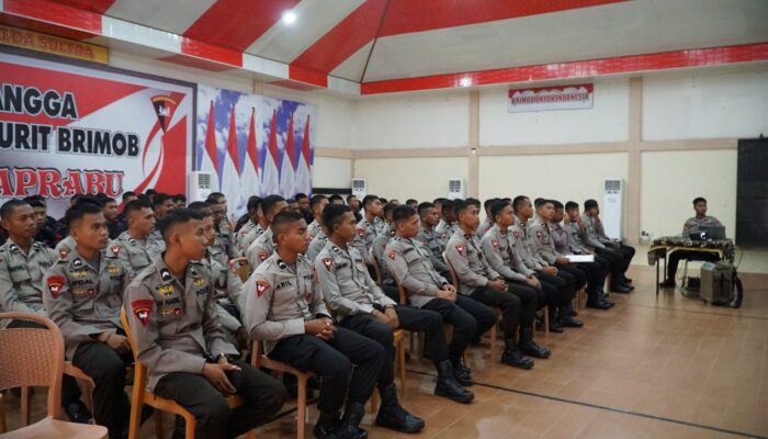 Penguatan Mental dan Psikologi: Satbrimobda Sultra Gelar Sosialisasi untuk Bintara Remaja