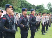 Personel Batalyon C Pelopor Brimob Ikuti Upacara Hari Lahir Pancasila di Kolaka Utara