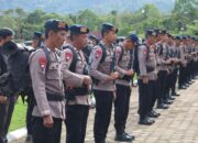 Perkuat Stabilitas Keamanan, Batalyon C Pelopor Brimob Sultra Gelar Apel Kesiapsiagaan Operasional