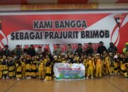 “Brimob Ramah Anak”: Satuan Brimob Polda Sultra Sambut Hangat Education Tour Paud Tahfidzul Qur’an Yurefi Kendari