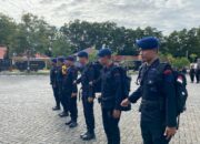 Antisipasi Kamtibmas Jelang Akhir Pekan, Satbrimobda Sultra Gelar Apel Pagi di Mako Brimob