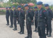 Antisipasi Gangguan Kamtibmas, Batalyon B Pelopor Satbrimobda Sultra Gelar Apel Pagi