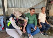 Jelang HUT Bhayangkara ke-79, Brimob Polda Sultra Gelar Layanan Kesehatan Gratis untuk Warga Pasar Baruga