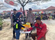 Brimob Polda Sultra Gelar Pelayanan Kesehatan Gratis di Pasar Baruga Jelang HUT Bhayangkara ke-79