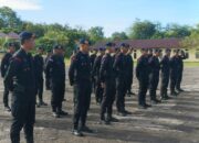Antisipasi Gangguan Kamtibmas, Batalyon B Pelopor Satbrimobda Sultra Gelar Apel Pagi