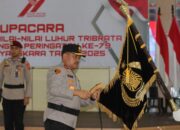 Polda Sultra Gelar Upacara Pemuliaan Nilai-Nilai Luhur Tribrata Peringati Hari Bhayangkara ke-79