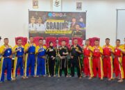 Belasan Personel Brimob Sultra Ikuti Grading Kickboxing, Latihan Intensif Dipimpin Iptu Muhammad Noor