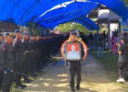 Satbrimob Polda Sultra Gelar Upacara Kehormatan, Jenazah AKP Marialdus Diberangkatkan ke Kabupaten Mamasa