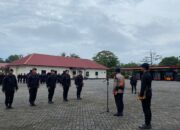 Antisipasi Potensi Gangguan Kamtibmas Jelang Akhir Pekan, Satbrimobda Sultra Laksanakan Apel Pagi