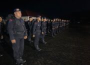 Satbrimobda Sultra Gelar Apel Malam: Wujud Kesiapsiagaan Menghadapi Gangguan Kamtibmas dan Bencana Alam