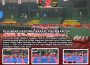 Tim Karate Polda Sultra Sabet Empat Medali di Kejurnas Karate Piala Kapolri 2025