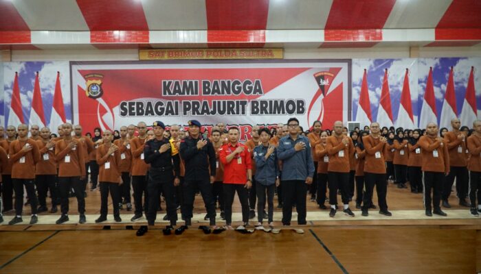 BEM FK UHO Gelar LKMM-SK 2025 di Mako Brimob, Tanamkan Jiwa Nasionalis dan Kepemimpinan