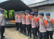 103 Rumah Terdampak Banjir, Brimob Polda Sultra Dirikan Posko dan Siaga Banjir di Kali Wanggu