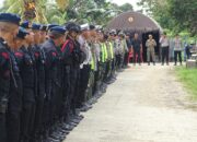 Satbrimob Polda Sultra Laksanakan Pengamanan Terpadu Eksekusi Lahan di Konawe