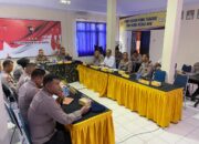 Dansat Brimob Polda Sultra Pimpin Rapat Anev: Evaluasi dan Penguatan Kinerja Satuan