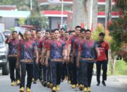 Jumat Sehat, Satbrimobda Sultra Tingkatkan Imunitas dan Soliditas Personel Melalui Olahraga Rutin