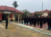 Brimob Polda Sultra Standby di Polsek Angata, Perkuat Kesiapsiagaan Back Up Polres Konawe Selatan