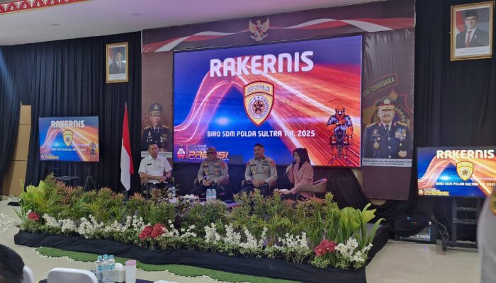 Rakernis Biro SDM Polda Sultra 2025: Wujudkan SDM Polri yang Unggul dan Adaptif