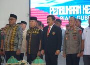 Dansat Brimob Polda Sultra Hadiri Pelantikan Pengurus FORKI Sultra dan Pembukaan Kejuaraan Karate Gubernur Cup 2025