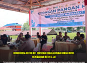 Brimob Polda Sultra Ikut Sukseskan Gerakan Pangan Murah untuk Memeriahkan HUT RI ke-80