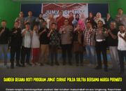 Danden Gegana Ikuti Program Jumat Curhat Polda Sultra Bersama Warga Puuwatu