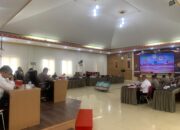 Dansat Brimob Polda Sultra Ikuti Vicon Bersama Kapolri Bahas Penanganan Beras Oplosan dan Beras SPHP