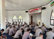 Bentuk Personel Tangguh dan Berakhlak, Batalyon C Pelopor Brimob Sultra Gelar Binrohtal Rutin