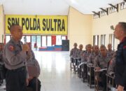 Dansat Brimob Polda Sultra Berikan Materi Filsafat Bhayangkara kepada Siswa Diktukba SPN Polda Sultra T.A. 2025