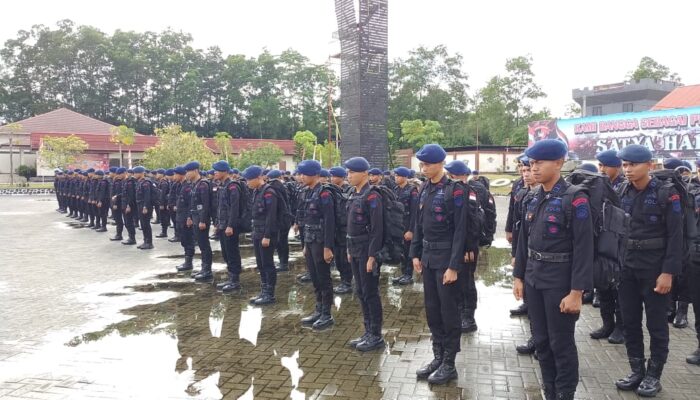 Apel Pagi Satbrimob Polda Sultra: Perkuat Disiplin dan Kesiapsiagaan Operasional