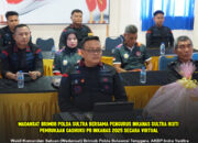 Wadansat Brimob Polda Sultra Bersama Pengurus Inkanas Sultra Ikuti Pembukaan Gashuku PB Inkanas 2025 Secara Virtual