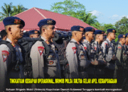 Tingkatkan Kesiapan Operasional, Brimob Polda Sultra Gelar Apel Kesiapsiagaan