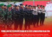 Personel Batalyon C Pelopor Ikuti Upacara HUT ke-80 RI di Lapangan Aspirasi Kolaka Utara